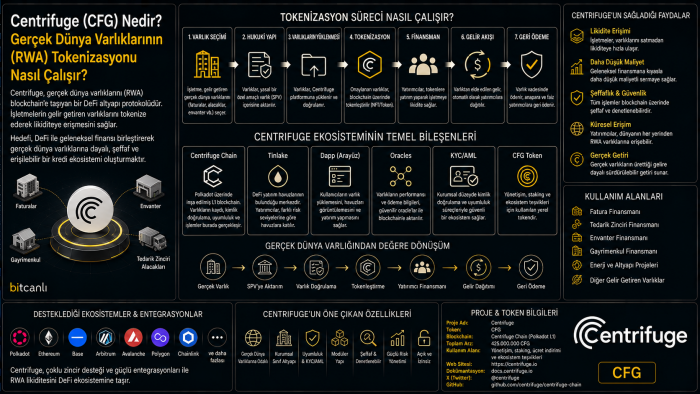 Centrifuge (CFG) Nedir? Gerçek Dünya Varlıklarının (RWA) Tokenizasyonu Nasıl Çalışır?